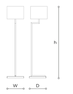 Lampa podłogowa Tinta marki Italamp