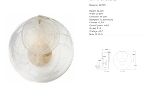 Aerin Loire wall lamp