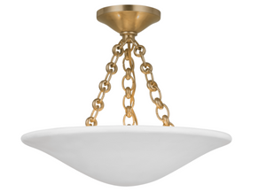 Mollino 16" ceiling lamp designed by Aerin by Visual Comfort