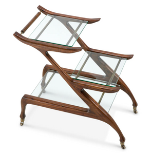 Manzo Double serving trolley from Eichholtz