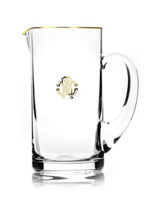 Roberto Cavalli Home pitcher, from the Monogramma (Gold) collection