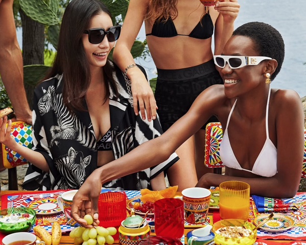 Szklanka porcelanowa na wodę Dolce&Gabbana, Carretto Siciliano