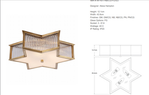 Alexa Hampton Sophia 17 Plafond Visual Comfort brand