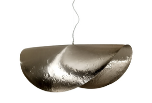 Brass 96 silver pendant lamp by Gervasoni 1882