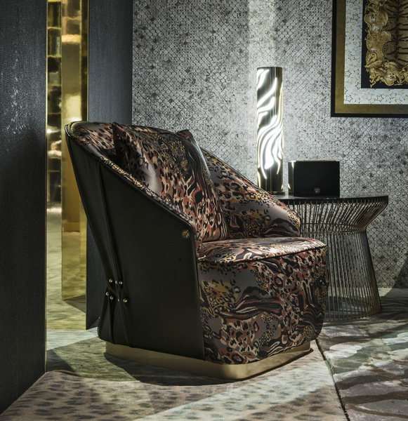 Roberto Cavalli Home Interiors Dudley armchair