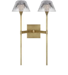 Blaze 19’ double wall lamp by Waterford