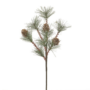 Christmas ornament-Pine branch with pinecones