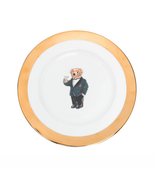 Ralph Lauren Home porcelain cup and plate set, from the Thompson collection