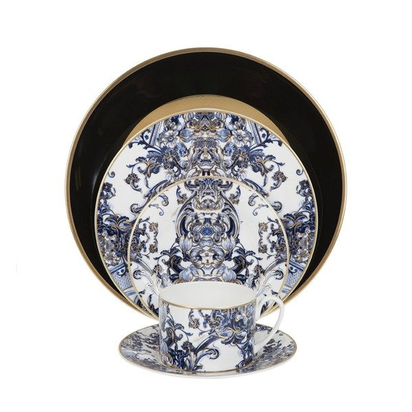 Set of two Roberto Cavalli Home coffee cups, from the Azulejos collection