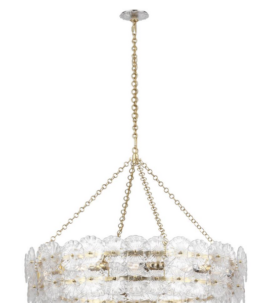 Caselli 36" chandelier designed by Julie Neill 