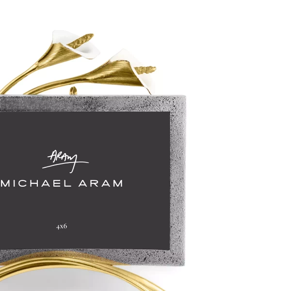 Michael Aram photo frame, from the Calla Lily Midnight collection