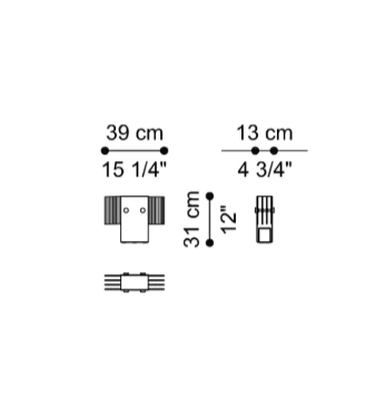 Veil table lamp by Gianfranco Ferré Home
