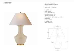 Table Lamp E.F Chapman Lambay
