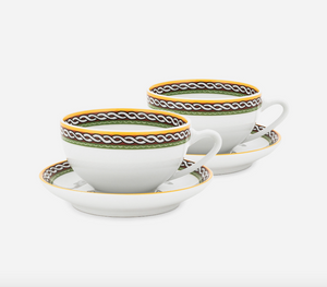 Filiżanka i spodek do cappuccino Dolce&Gabbana, Carretto Siciliano