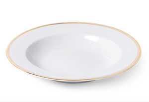 Ralph Lauren Home porcelain soup plate, from the Wilshire collection