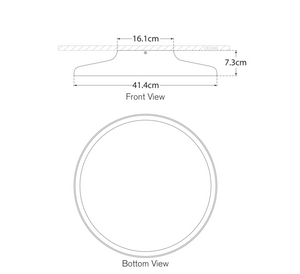 Plafon Dot 16" projektu Peter Bristol