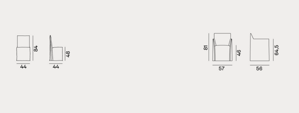 Ghost 23 chair by Gervasoni 1882