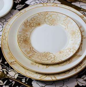 Set of six fruit bowls from the Roberto Cavalli Home Blooming Roses collection