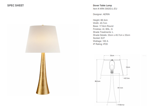 Aerin Dover Table Lamp