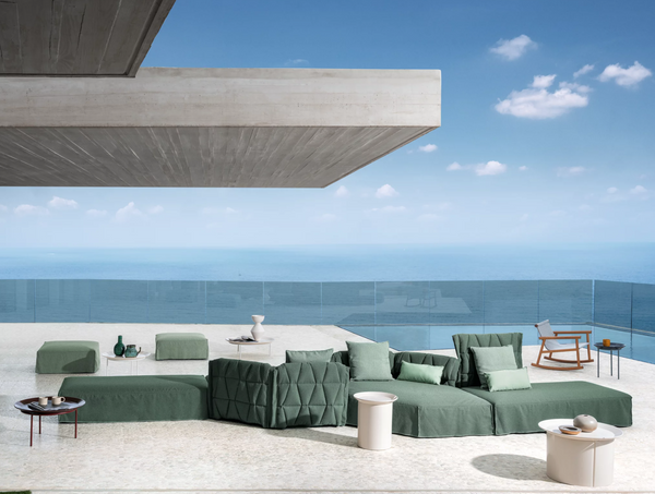 Flair modular garden sofa by Gervasoni 1882