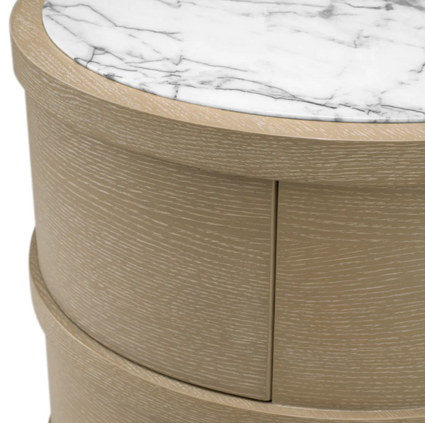 Cabana round bedside table by Eichholtz