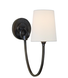 Reed Single wall lamp by Thomas O'Brien