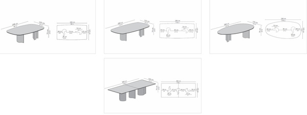 Virgola IN & OUTDOOR table by Casamilano