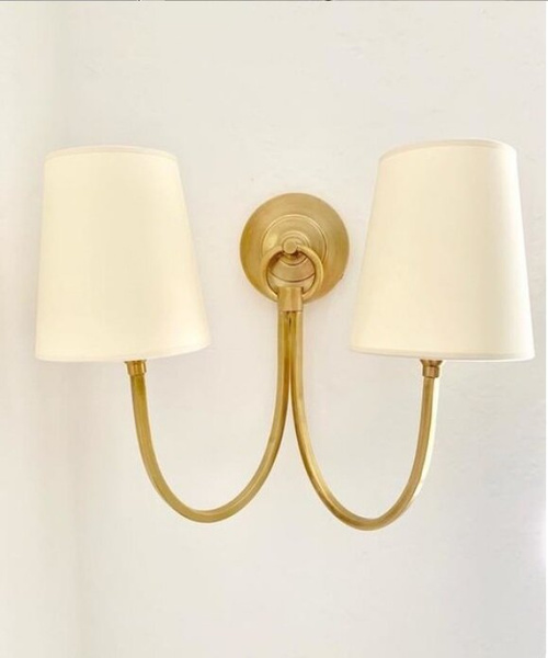 Reed Double wall lamp by Thomas O'Brien by Visual Comfort