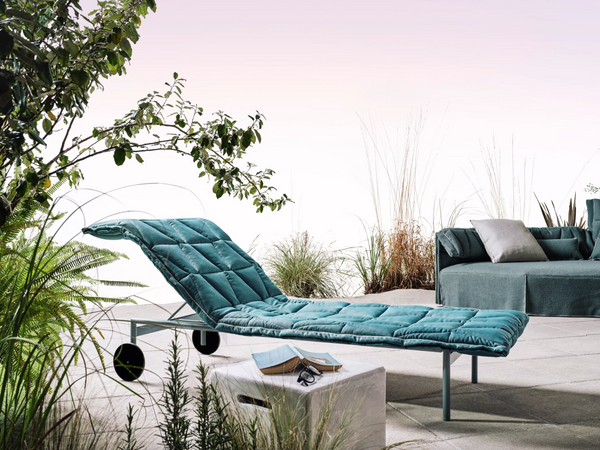 Flair reclining lounger by Gervasoni 1882