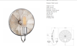 Ralph Lauren Home Rivington Small wall lamp 