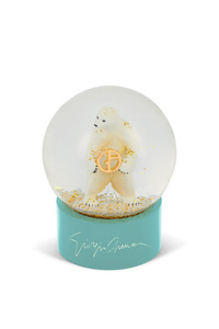 Armani Casa Rolf glass snow globe - green