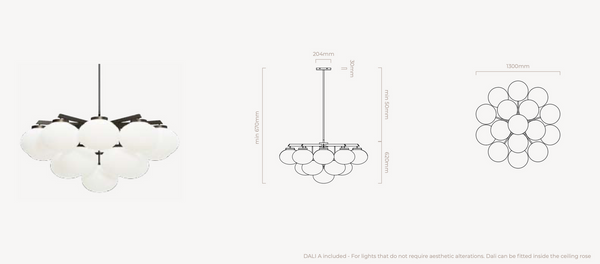 Cloudesley Large chandelier by CTO Lighting