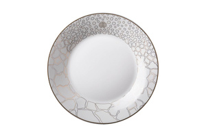 Set of six soup plates by Roberto Cavalli Home, from the Giraffa collection