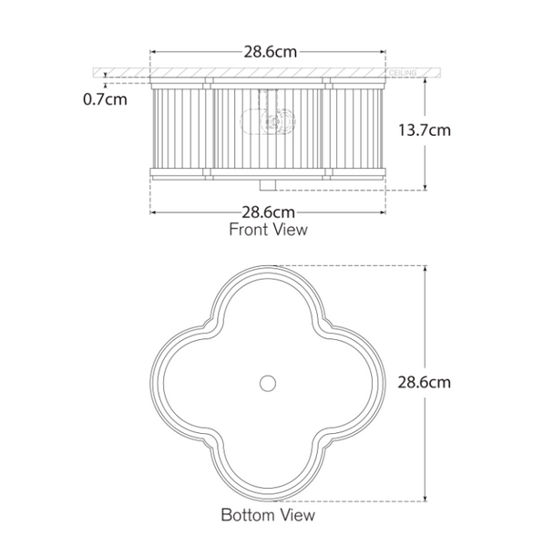 Basil Small Alexa Hampton Plafond
