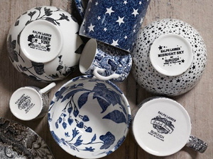 Mlecznik Ralph Lauren Home x Burleigh Faded Peony (Black)