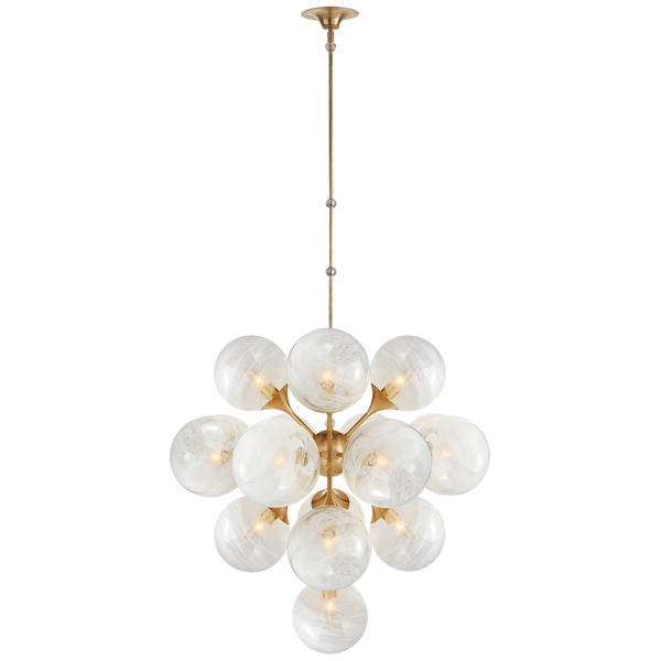 Aerin Cristol Large chandelier by Visual Comfort 