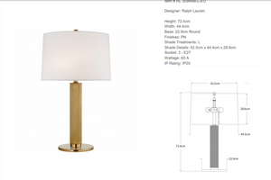 Ralph Lauren Home Barrett Medium Table Lamp
