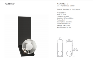 Sean Lavin Mina wall lamp