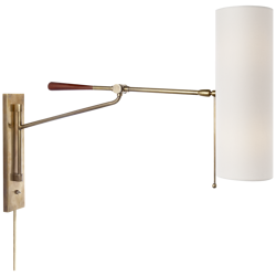 Aerin Frankfort Articulating wall lamp by Visual Comfort