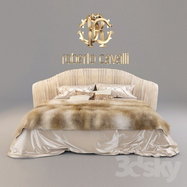 Łóżko Sharpei marki Roberto Cavalli Home Interiors