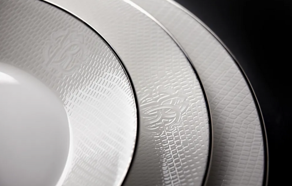 Roberto Cavalli Home soup tureen, from the Lizzard collection (Platin)