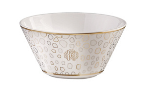 Set of six fruit bowls by Roberto Cavalli Home, from the Giraffa collection