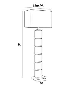 Thomas floor lamp by Eichholtz 