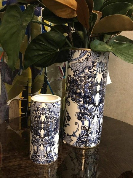 Duży wazon Roberto Cavalli Home, z kolekcji Azulejos