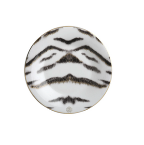 Set of six Roberto Cavalli Home bread and butter plates from the Tiger collection