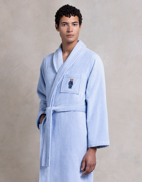 Ralph Lauren Home bathrobe from the Denim Bear collection