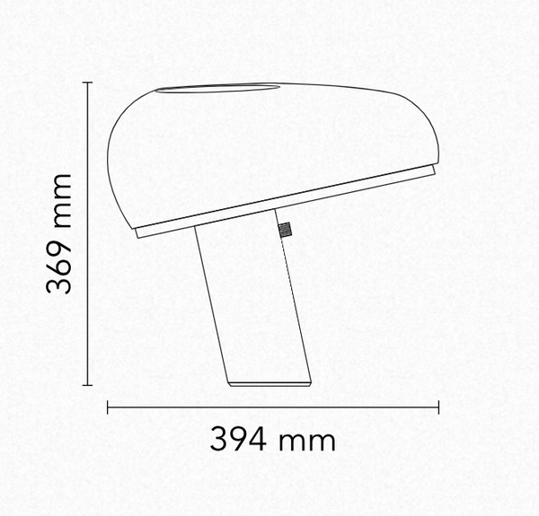 Lampa stołowa Snoopy marki Flos