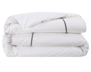 Yves Delorme comforter cover, from the Athena (Platine) collection