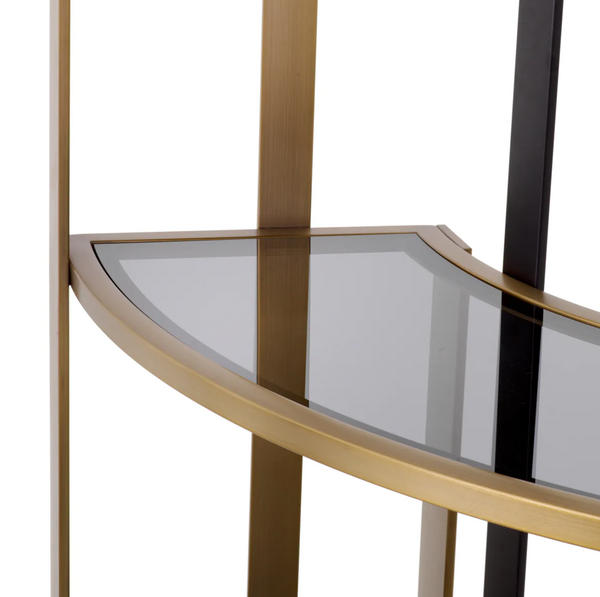 Clio Corner bookcase by Eichholtz