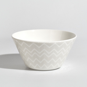 Missoni Home fruit bowl, from the Zig Zag White collection